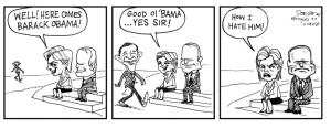 I hate barack obama cartoon