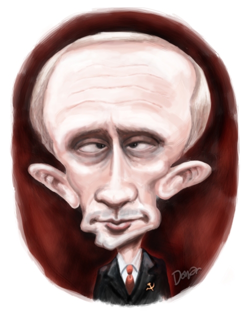 Putin caricature