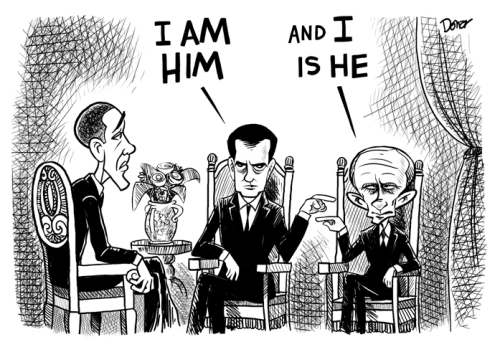 Obama meets with Medvedev and Putin