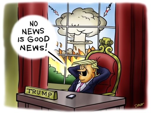 Image result for Trump cartoons 2017